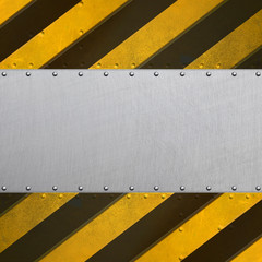 Metal plate frame rivets board