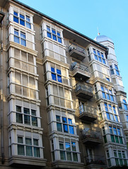 large residential building to sleep with modern architecture