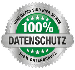 Datenschutz - Ihre Daten sind hier sicher - 100% Datenschutz