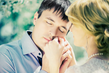 couple in the park