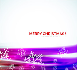 Christmas abstract background, colorful line