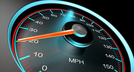 Speedometer MPH Slow