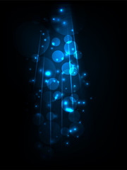 Abstract magic light background