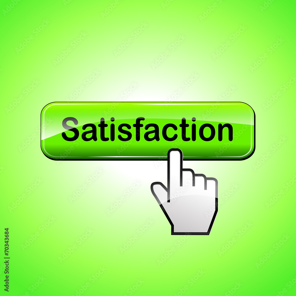 Poster vector satisfaction button