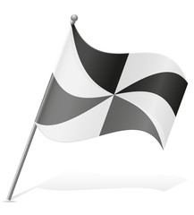 flag of Ceuta vector illustration