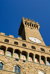Fototapeta premium Palazzo Vecchio e Torre di Arnolfo, Firenze