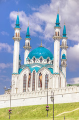 Fototapeta na wymiar Kazan Russia mosque Kul Sharif