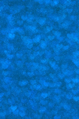 blue glitter with heart texture background