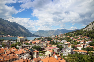 Naklejka na ściany i meble view of Kotor, Montenegro