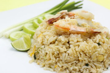 stir fried rice with shrimp