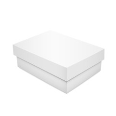 white blank paper box