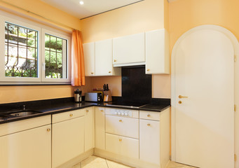 Fototapeta na wymiar Interior, domestic kitchen