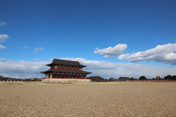 Daigokuden Hall of Heijo Palace,Nara, Japan