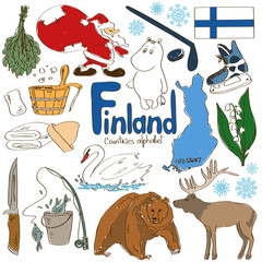 Collection of Finland icons © Annykos