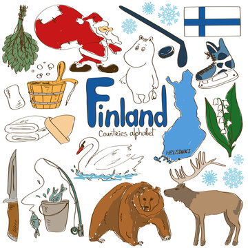 Collection of Finland icons