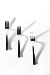 Abstract image for kitchen. Three Fork shadow
