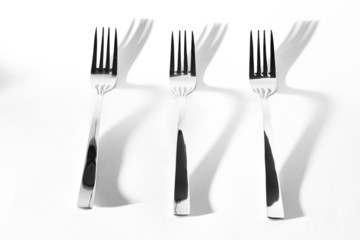 Abstract image for kitchen. Three Fork shadow