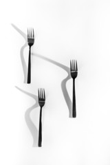 Abstract image for kitchen. Three Fork shadow