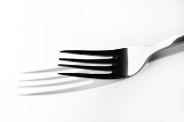 Abstract image for kitchen. Fork shadow