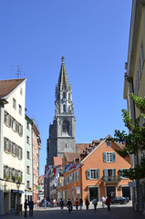 Hussenstrasse mit Münster, Konstanz