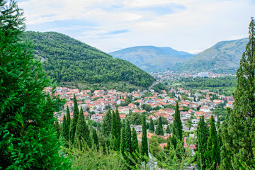 Fototapeta na wymiar view of Mostar