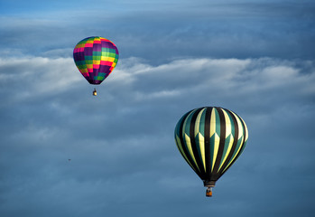 Obraz premium Ballons in clouds