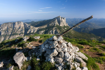 Vercors - Les Trois Becs depuis le Grand Delmas