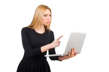 Fototapeta premium Woman businesswoman in business concept