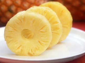 Sliced Pineapple