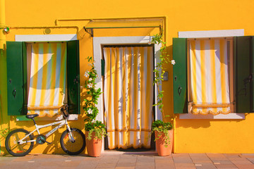 Colorful Burano, near Venice, Italy