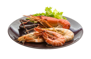 Giant Freshwater Prawn and king prawns