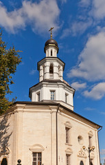 Fototapeta na wymiar Saint Nicolas the Wonderworker church (1706). Poltevo, Russia