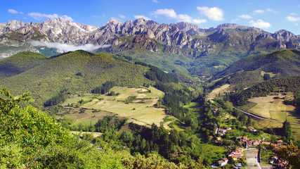 Fototapeta na wymiar Picos de Europa National Park.