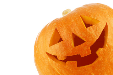 Jack O Lantern halloween pumpkin - obrazy, fototapety, plakaty