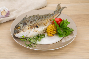Grilled dorado
