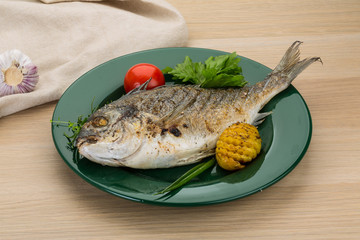 Grilled dorado
