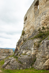 Inside old castle