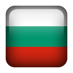 Bulgaria square flag button