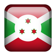 Burundi square flag button