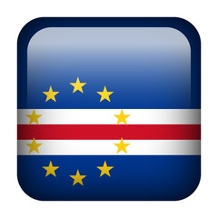 Cape Verde square flag button