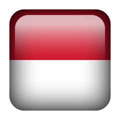Indonesia square flag button