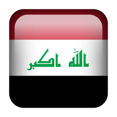 Iraq square flag button