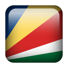 Seychelles square flag button