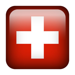 Switzerland square flag button