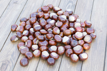 chestnuts on the boards