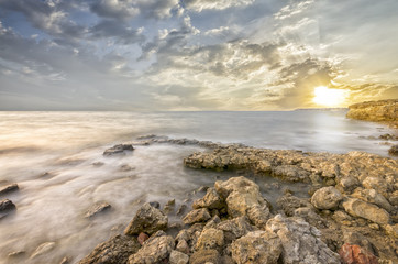 stunning landscape with panoramic views of the Bay at sunset