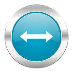 arrow internet blue icon