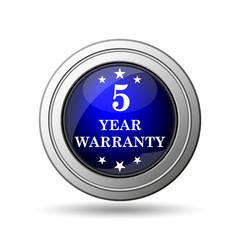 5 year warranty icon