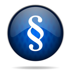 law internet blue icon