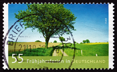 Postage stamp Germany 2012 Spring Break, Holiday